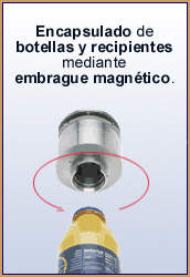 Acoplamiento magnético Encapsulando Botella