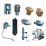 Vista de varios accesorios para Elevadores de husillo HSG, KSH, HGK y DSH Inkoma-albert