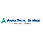 Logo Svendborg Brakes. Con leyenda inferior 