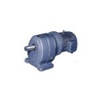Vista reductor coaxial JIV con el eje horizontal